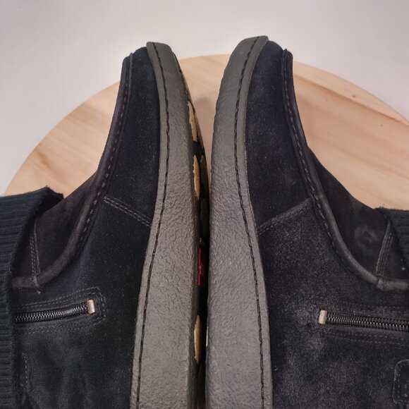 The North Face Black Suede & Cable Knit Distressed Snow Boots Women US 7 - Picture 13 of 15